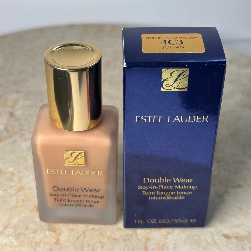 Estee Lauder Double Wear Foundation 1oz 4C3 Softan Stay-in-Place Matte Makeup